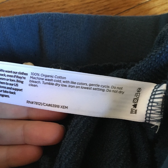 EILEEN FISHER Lightweight Organic Cotton Terry Jogger Pant size XS extra small - Picture 5 of 11